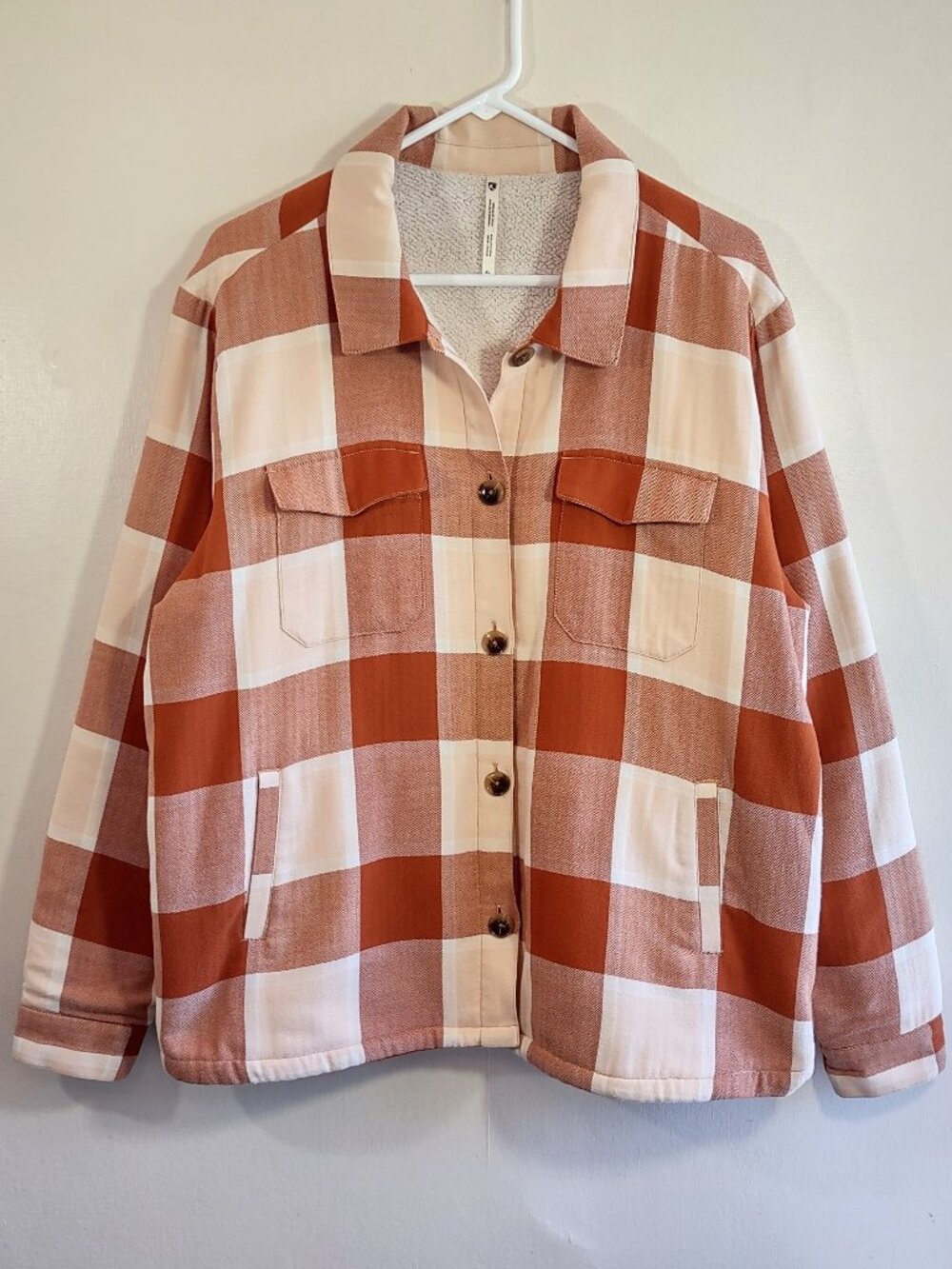 KUHL Ember Shirtjak Womens Jacket XL Fleece Buffalo Plaid Outdoor Cabin Nature - Picture 4 of 13